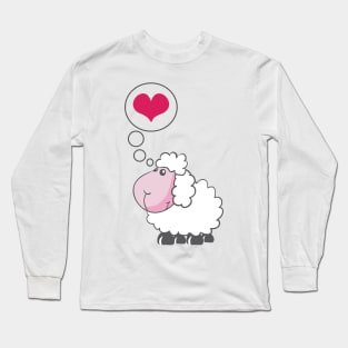 Valentine's Day - Sheep in love Long Sleeve T-Shirt